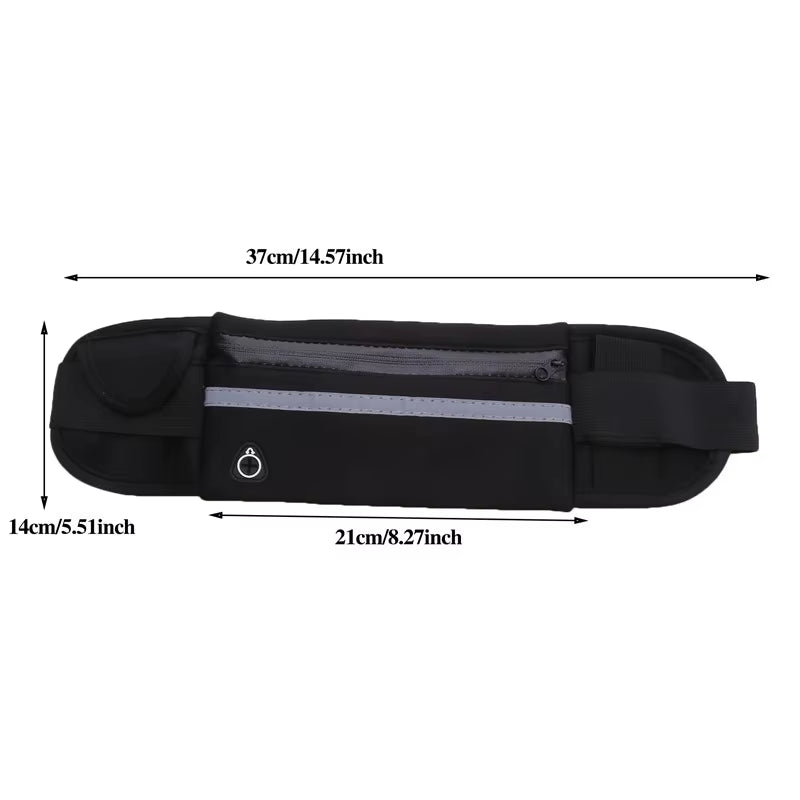 Sport Running Waist Bag for Women Men Comfortable Gym Fanny Bag Safty Tape Cycling Phone Case Running Belt